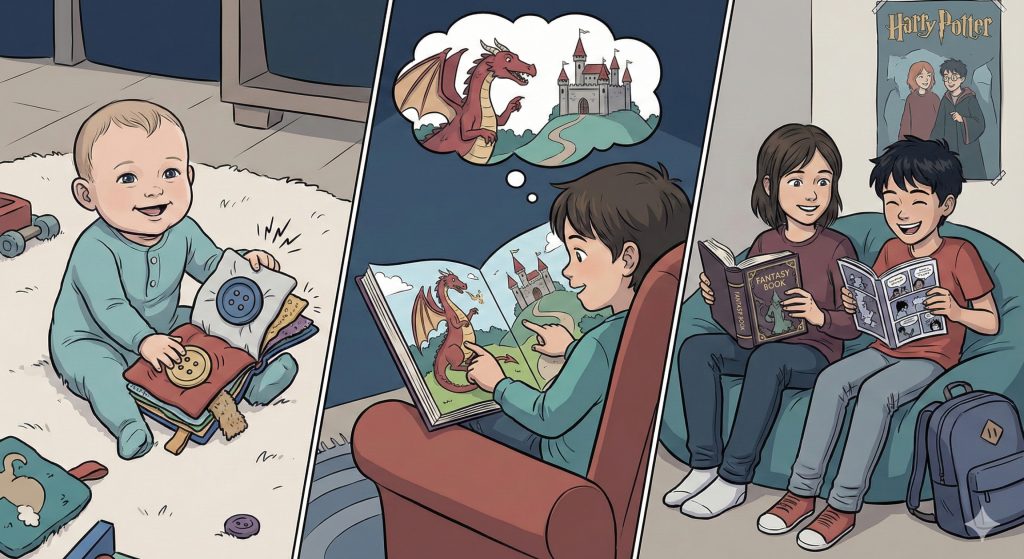 lectura infantil adaptar la lectura según la edad