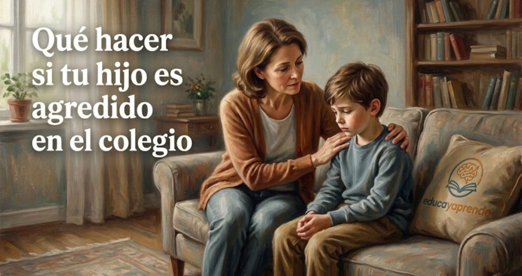 Qué hacer si tu hijo es agredido en el colegio